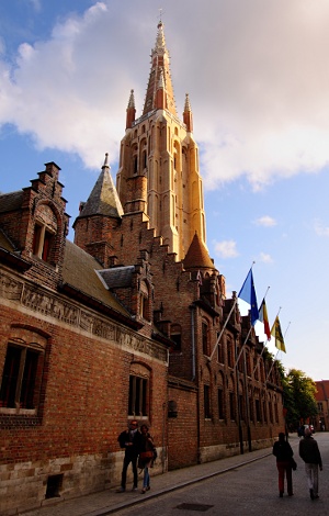 A church in Bruges